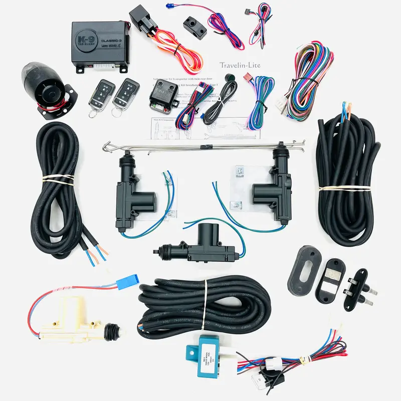 T4 3Dr & Twin Rear Door Central Locking Kit & Deluxe Alarm 1