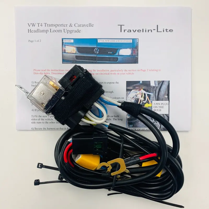 T4 Headlight Harness Upgrade 1