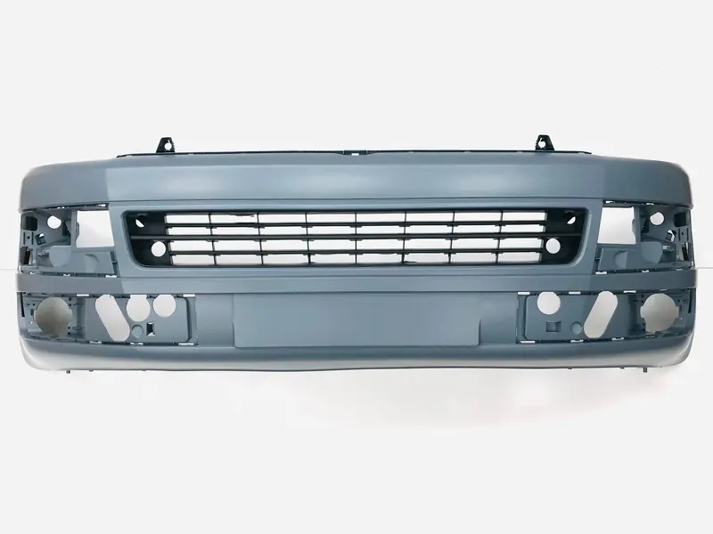 T5.1 Front Smooth Primed Bumper With Inserts Sportline Lower Spoiler, 10 -15 New 2