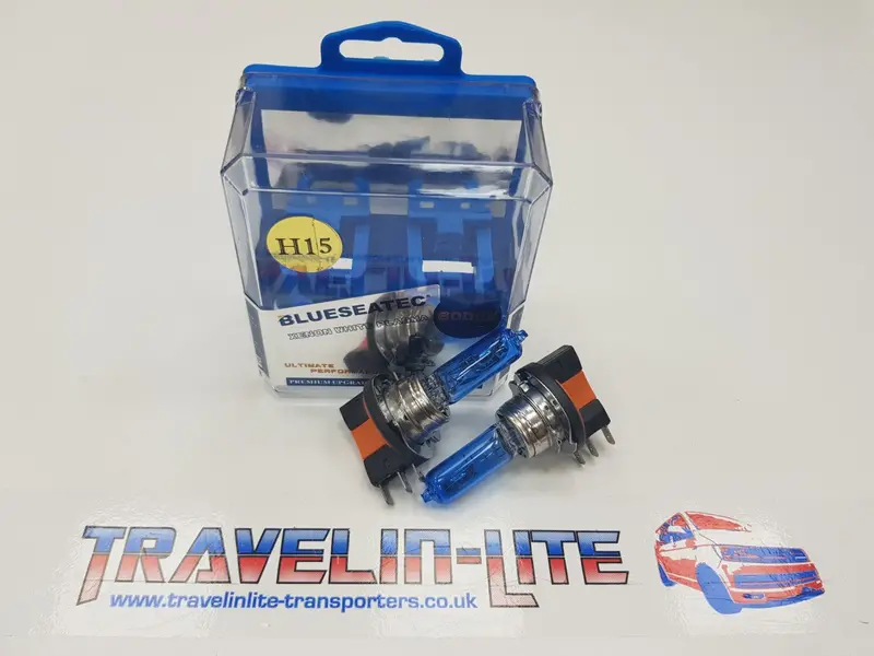 T5.1 Sportline Caravelle H15 Drl Headlight Upgrade Bulbs (Super White) 1