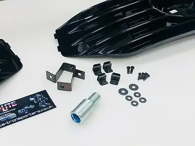 T5.1 Sportline Lower Spoiler Gloss Black Splitter & Led Fog Light Kit 2