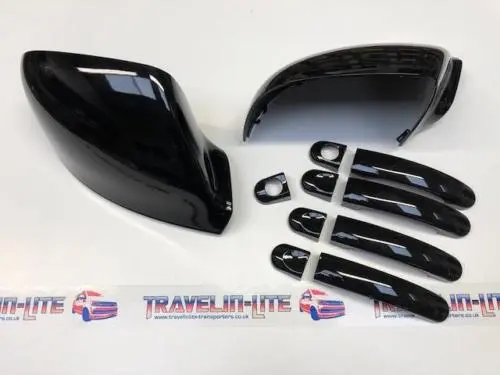 T5.1 T6 Gloss Black Mirror Caps & Handle Covers 1