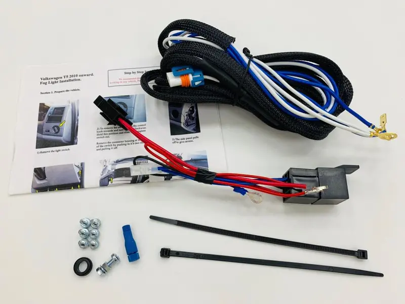 T5.1 Transporter Fog Light Harness Relay & Fixings Only 10-15 Brand New 1