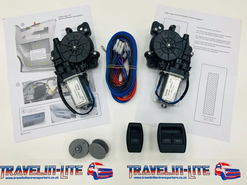 T5 Electric Window Kit Driver Side By Side Pod 1