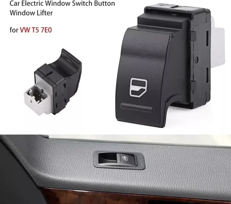T5 T5.1 03-09 Electric Window Switch Passenger Side (For Factory Fitted Electric Windows Only) 1