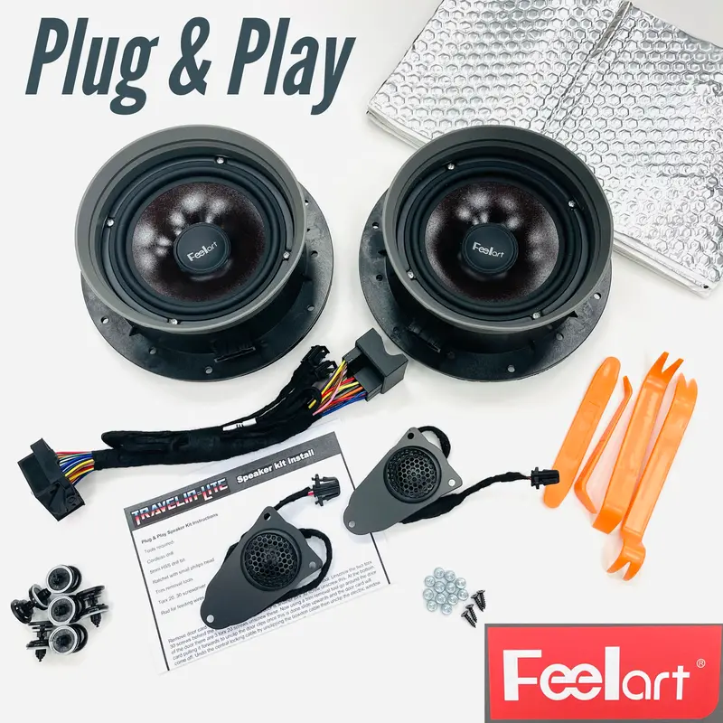 T5 T5.1 Feelart Sq6.5 Plug & Play Premium Speaker Kit 1