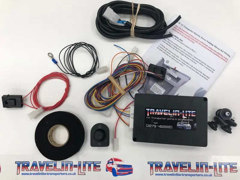T5 T5.1 Power Folding Mirror Upgrade Wiring & Switch Kit 1