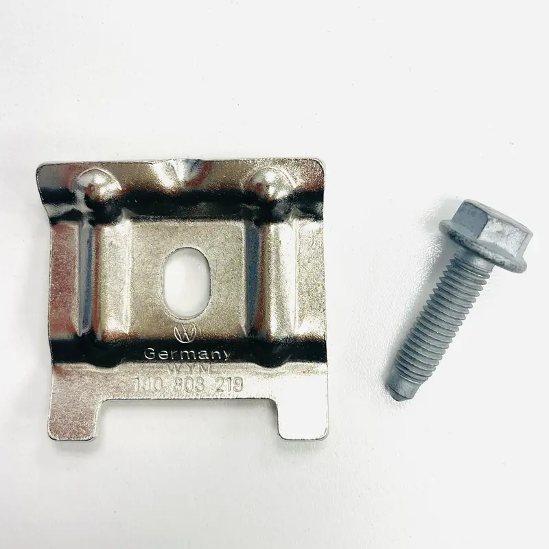 T5 T5.1 T6 Battery Tray Securing Bracket & Bolt Genuine Vw Parts 1