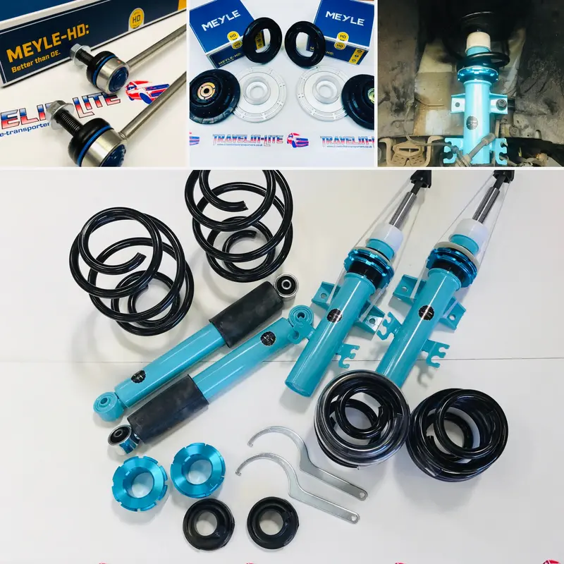 T5 T5.1 T6 T6.1  Van Slam Coilover Kit Meyle Hd Top Mounts & Droplinks T28>T30 & T32 Variants Available 1