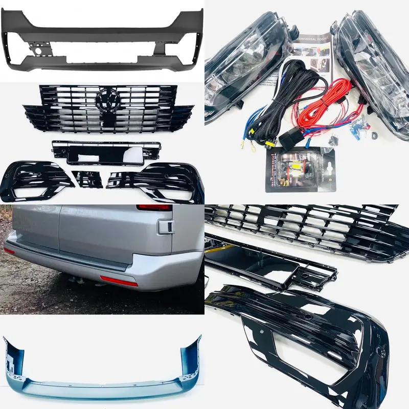 T6.1 Startline To Highline Bumper Upgrade Kit (Twin Rear Doors) + Led Fog Kit 1