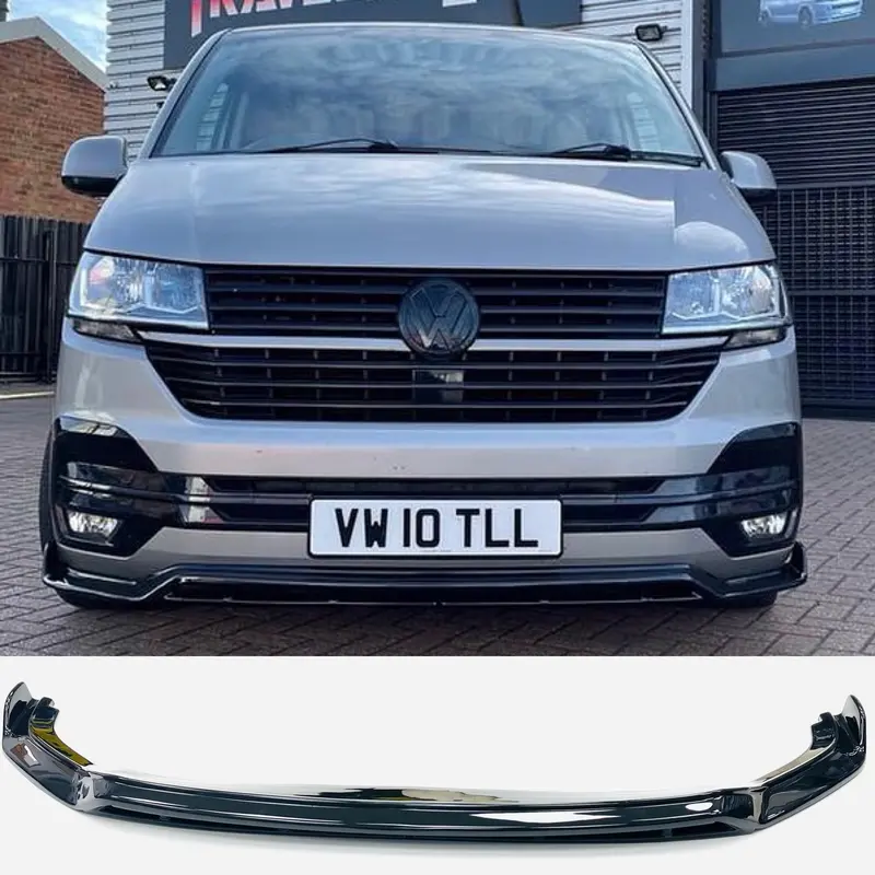 T6.1 Upper / Lower Grilles & Tl Design Splitter Gloss Black Abs 2