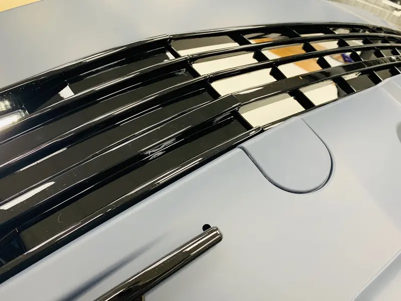 T6 Front And Rear Primed Bumpers Sportline Lower Spoiler Gloss Black Grille 2