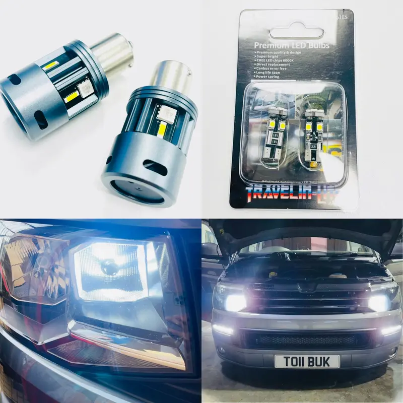 T6 Led Drl Headlight Bulbs & Led Sidelight Bulbs 1