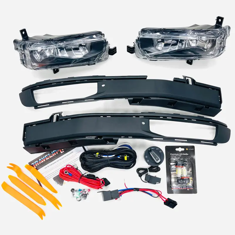 T6 Led Fog Light Kit With Auto Headlight Upgrade Kit 1