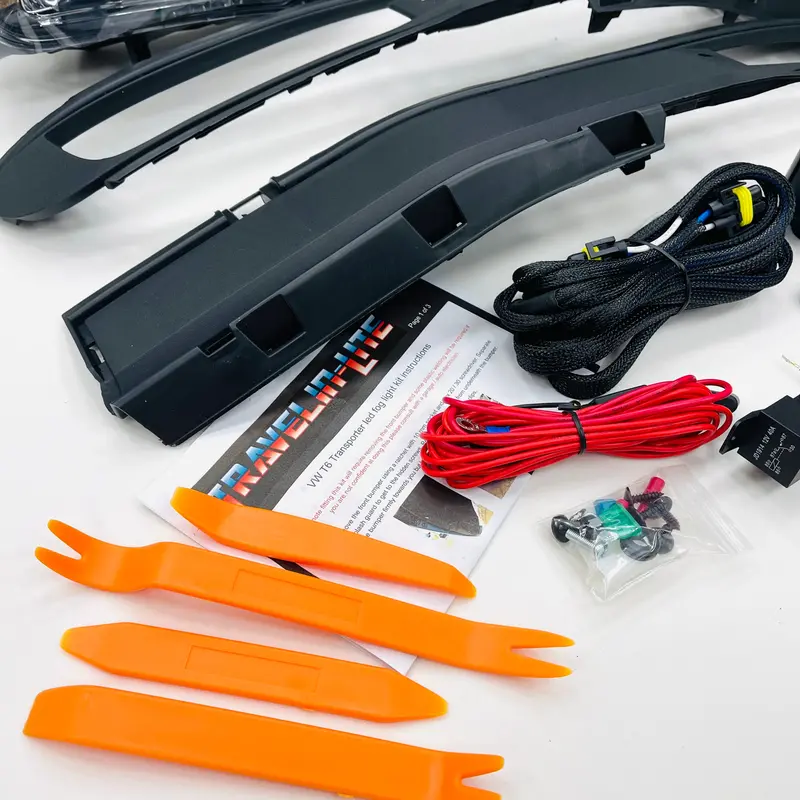 T6 Led Fog Light Kit With Auto Headlight Upgrade Kit 2