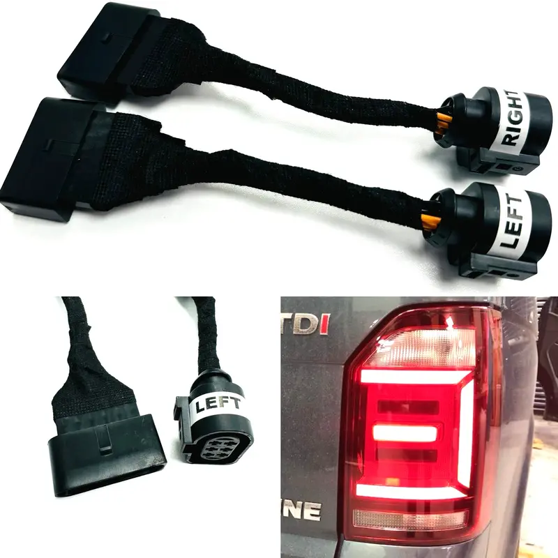 T6 Led Tailgate Rear Light Harness To Convert Halogen Rear Light’S To Led 1