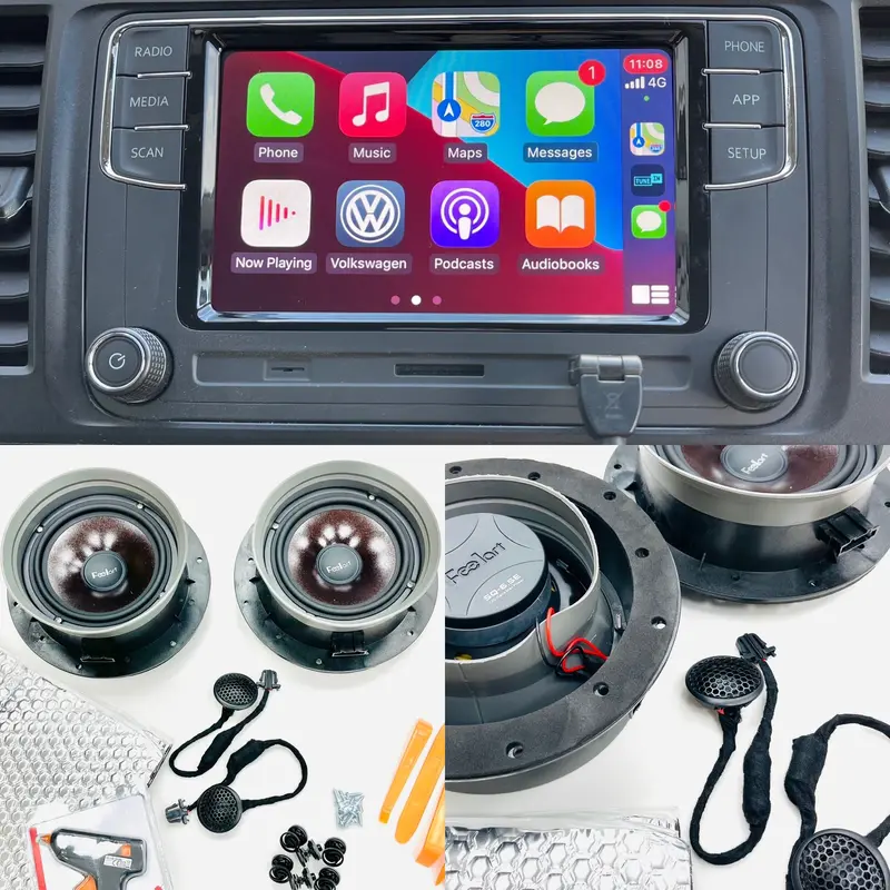 T6 Rcd360 + Headunit / Jbl Plug & Play Speaker Kit 1