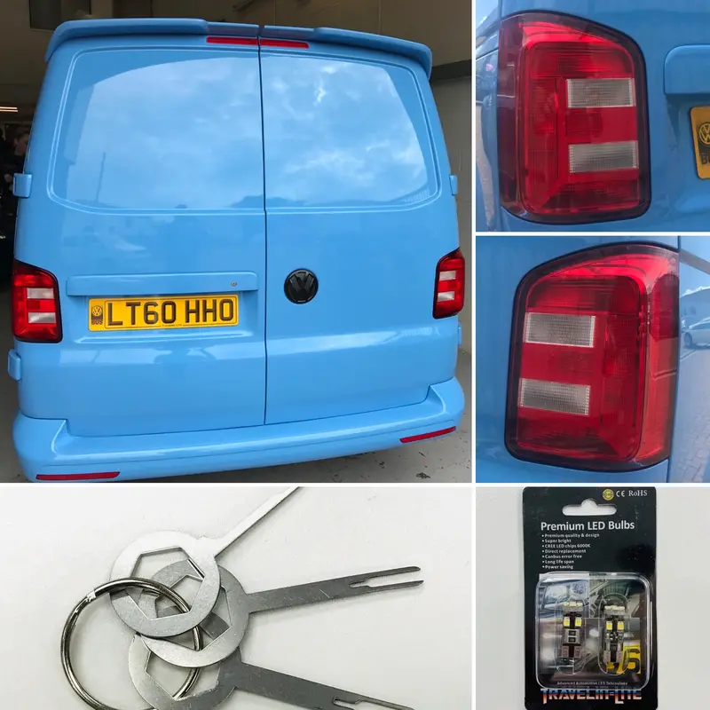 T6 Rear Lights For Twin Rear Doors Fit 03-16 Models 1