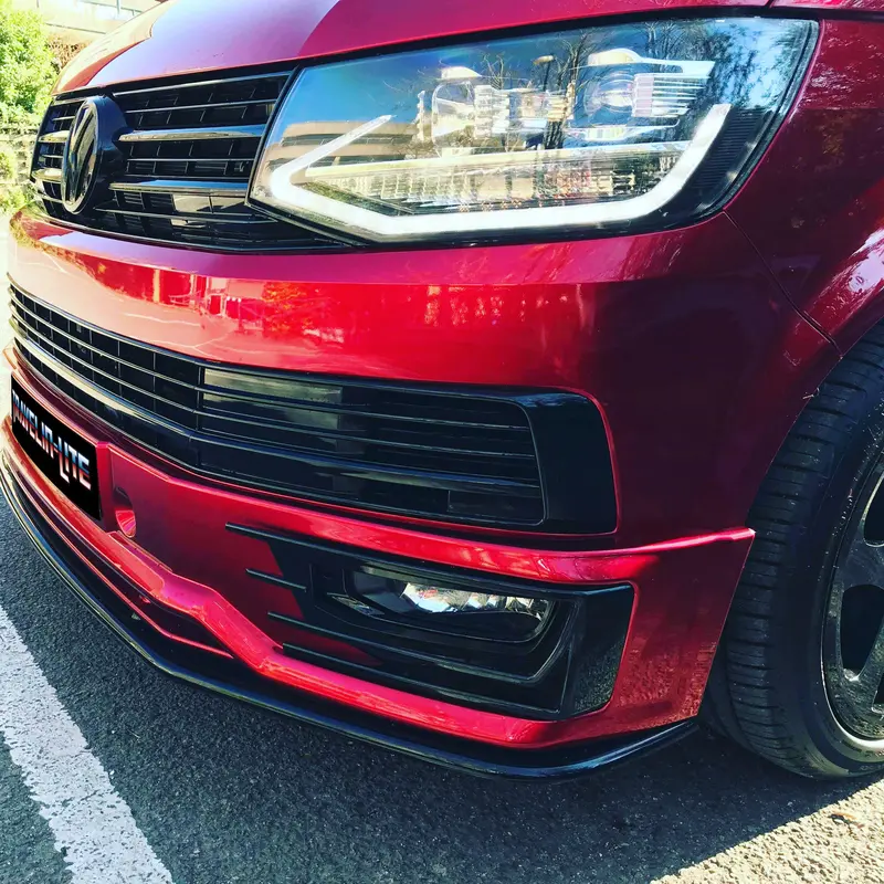 T6 Sportline Lower Spoiler, Gloss Black Splitter, Grilles, Tailgate Spoiler 1