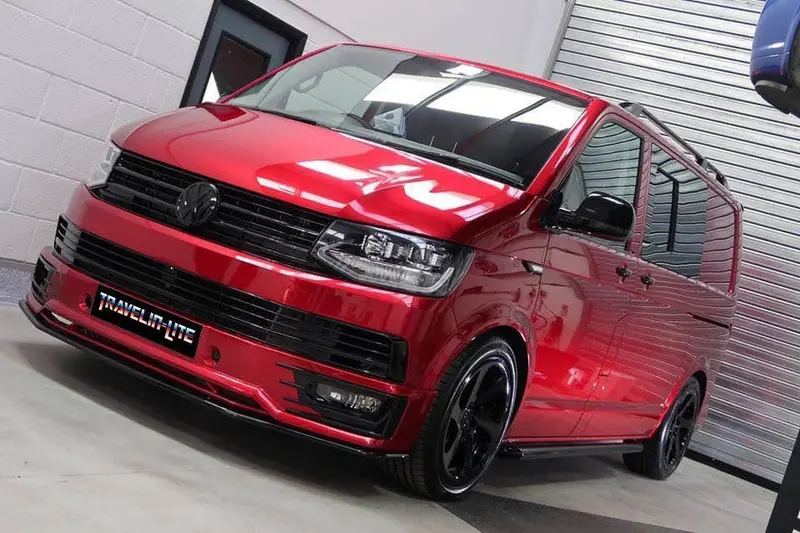 T6 Sportline Lower Spoiler, Gloss Black Splitter, Grilles, Tailgate Spoiler 2