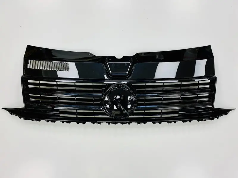 T6 Transporter Gloss Black Grille With Front & Rear Badges Great Quality 2