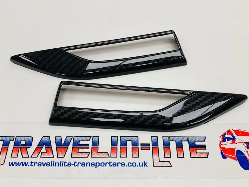 T6 Transporter Side Repeater Cover Carbon Fibre Pair 15 Onwards New 1