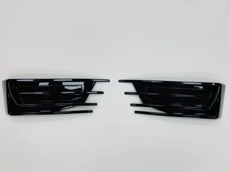 T6 Transporter Sportline Fog Covers Pair Gloss Black Brand New 15 Onwards 1