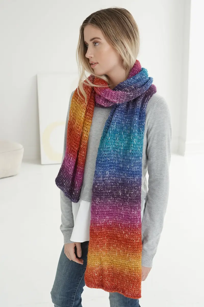 Taos Tunisian Crochet Shawl 1