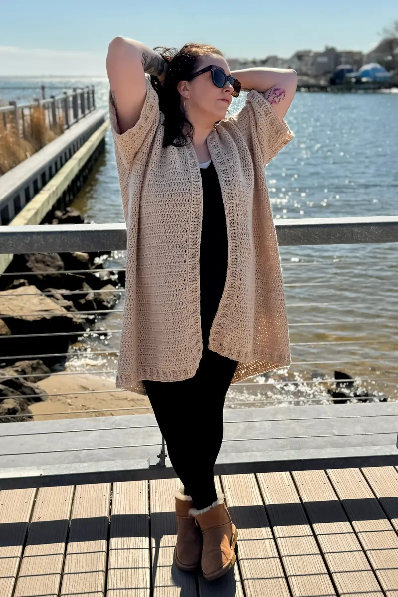The Biltmore Blanket Cardigan (Crochet) 1