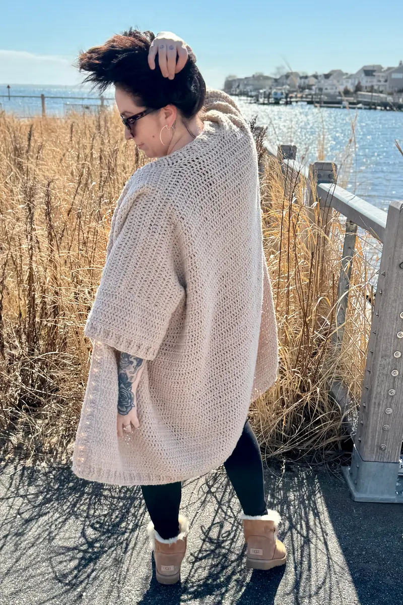 The Biltmore Blanket Cardigan (Crochet) 2