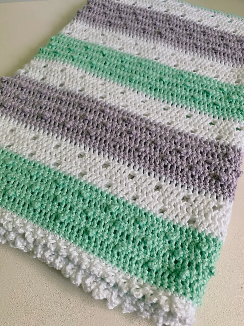 The Pretty Picot Baby Blanket (Crochet) 2