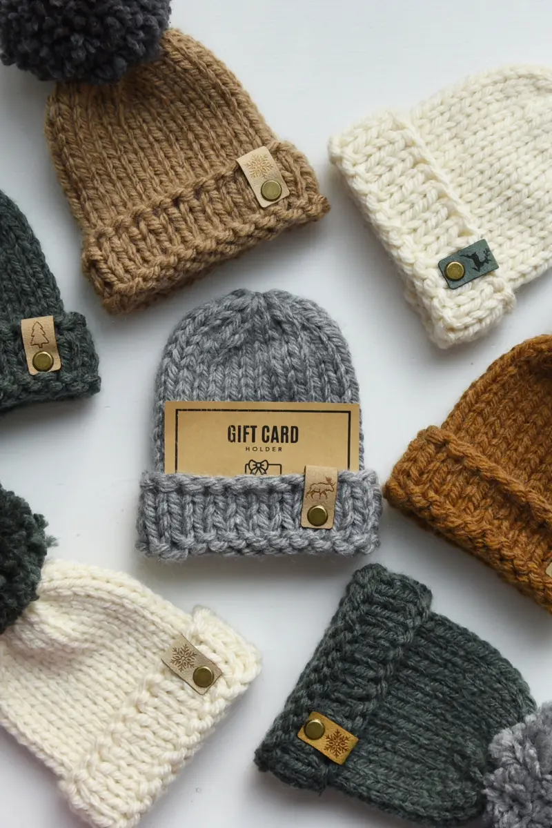 Tidings Gift Card Holder (Knit) 1