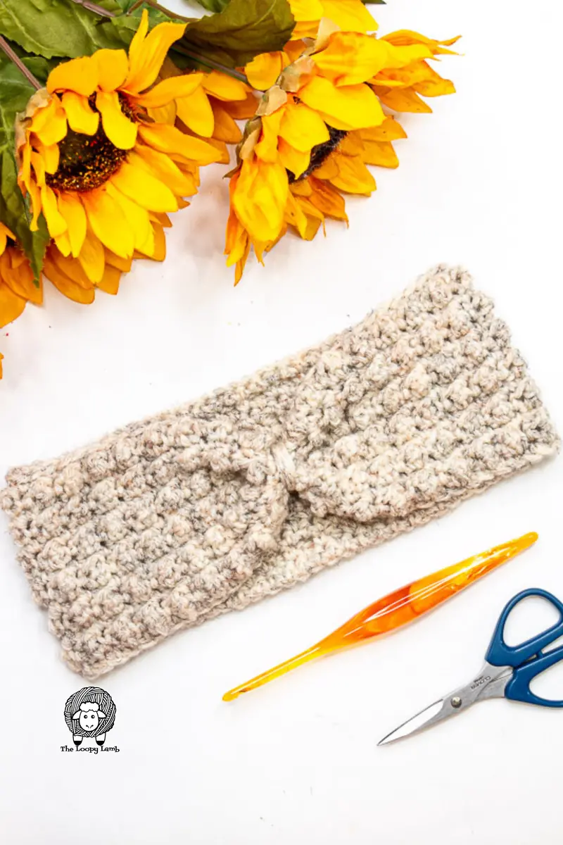 Tiny Pebbles Ear Warmer (Crochet) 1