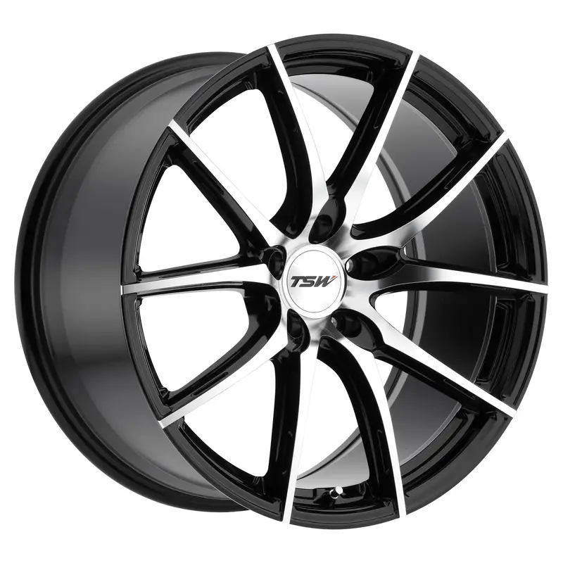 Tsw Sprint Gloss Black W/ Mirror Cut Face 1