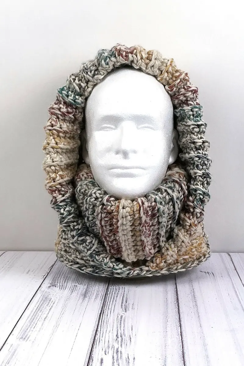 Turtleneck Hoodie (Crochet) 1