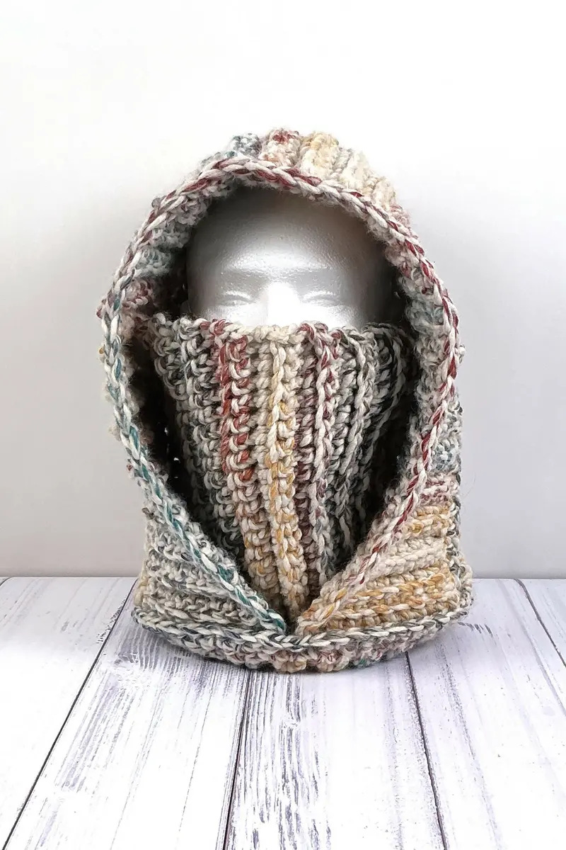 Turtleneck Hoodie (Crochet) 2