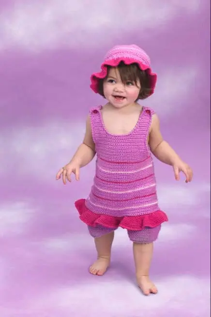 Tutu Onesy And Hat Pattern (Crochet) 1