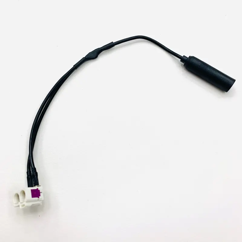 Twin Dual Double Female Fakra Socket To Din Aerial Adaptor Adapter Antenna Cable 1