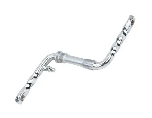Twisted One/Piece Crank 4" Chrome 1