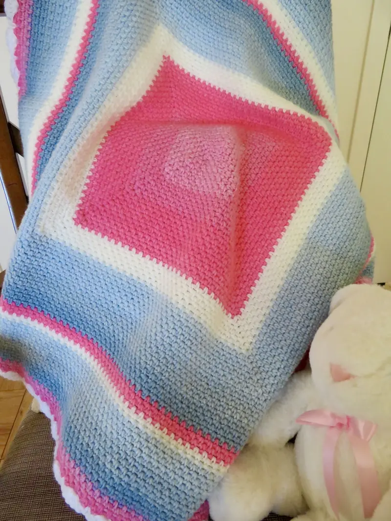 Unicorn Dreams Mandala Baby Blanket (Crochet) 1