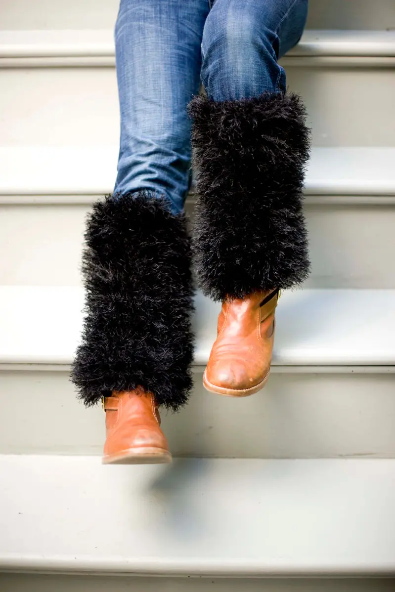 Urban Winter Leg Warmers (Crochet) 1