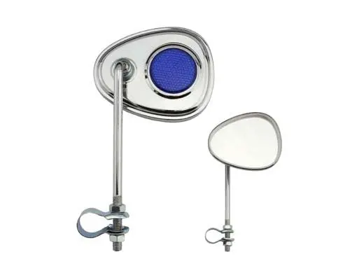 V Mirror Chrome Blue Reflectors. 1
