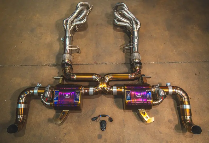Valvetronic Audi R8 V8 / V10 Valved Sport Exhaust System 3