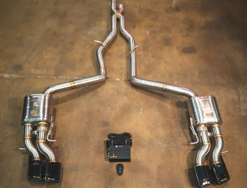 Valvetronic Mercedes W218 Cls63 Amg Valved Sport Exhaust System 1