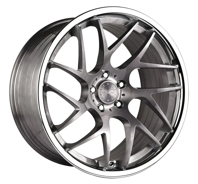 Vertini Rfs1.4 Brushed Titanium Chrome Lip 1