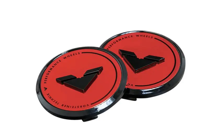 Vorsteiner V-Ff Series Red Center Caps 1