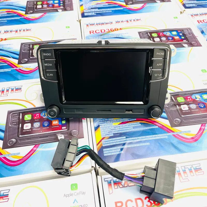 Vw Caddy Mk3 Apple Car Play Rcd360 + 6.5" Factory Fit Plug & Play 2010 - 2015 2