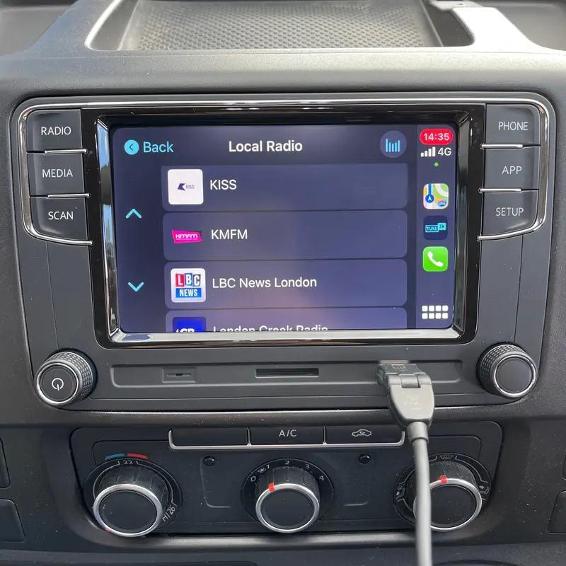 Vw Caddy Mk3 Apple Car Play Rcd360 + 6.5" Factory Fit Plug & Play 2010 - 2015 4
