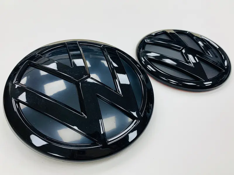 Vw Caddy Mk4 15-20 Front & Rear Gloss Black Badges 1