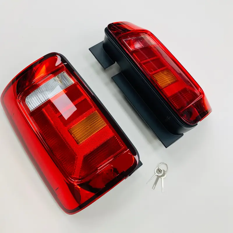 Vw Caddy Rear Lights Genuine Red Rhd Pair Upgrade To 2015 Onwards Style 2